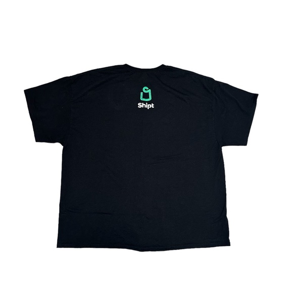 Unisex Shipt 3XL T-Shirt Black White Grocery Shopper Employee Worker Uniform - Picture 3 of 6